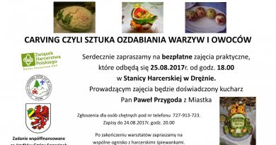 Zaproszenie na spotkanie ze sztuką carvingu Zaproszenie na spotkanie ze sztuką carvingu
